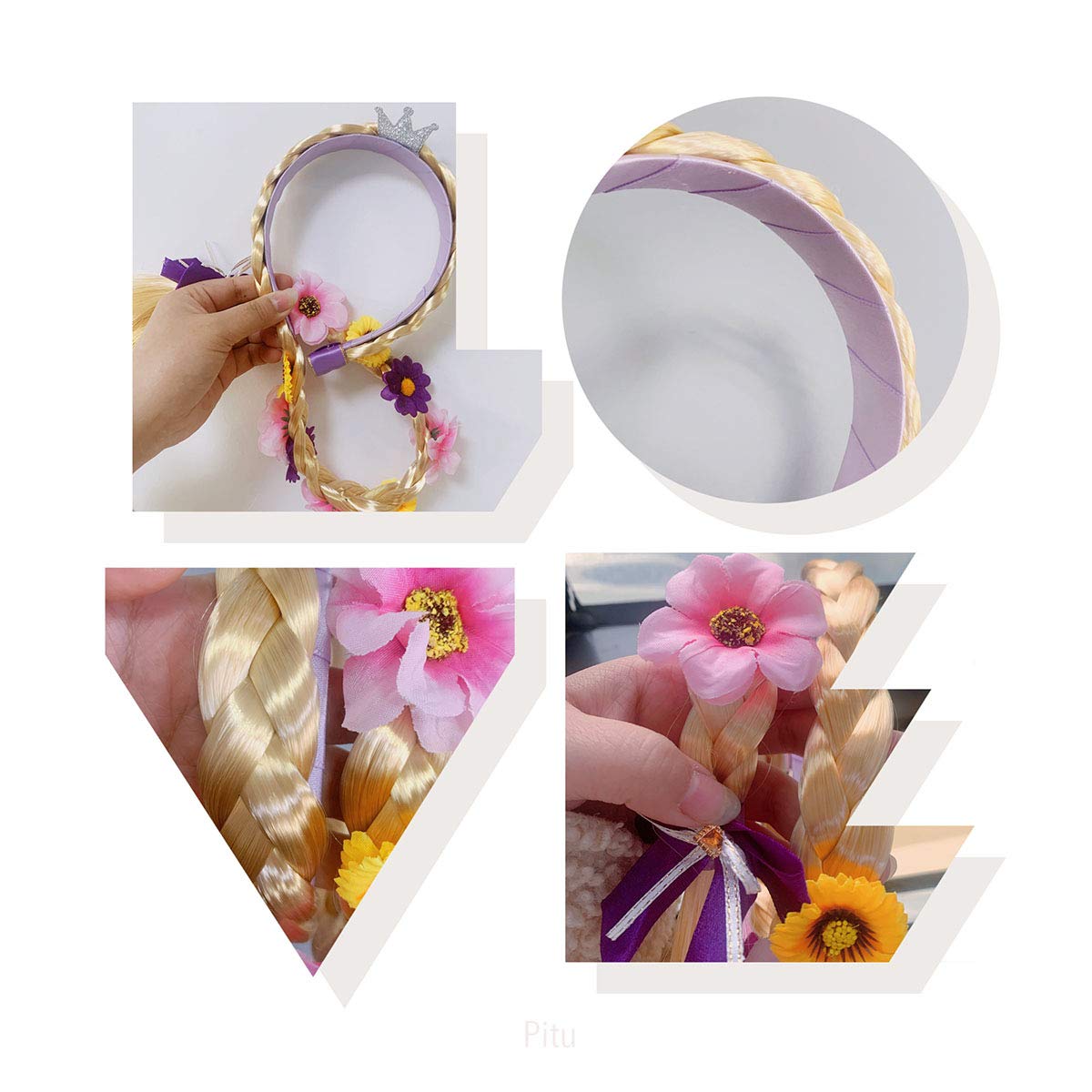 Princess Dress up Wigs Accessory