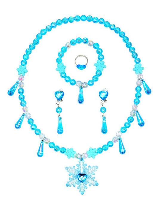 Elsa Snowflake Princess Accessories Set(4 Set) - Uporpor