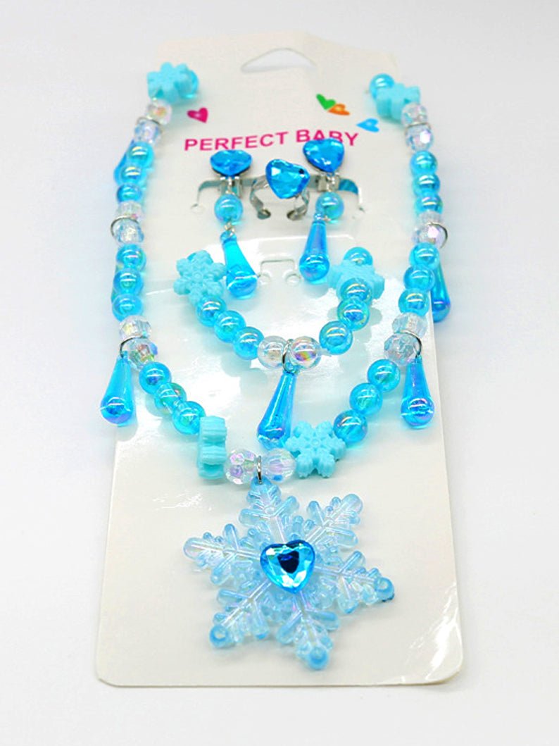 Elsa Snowflake Princess Accessories Set(4 Set) - Uporpor