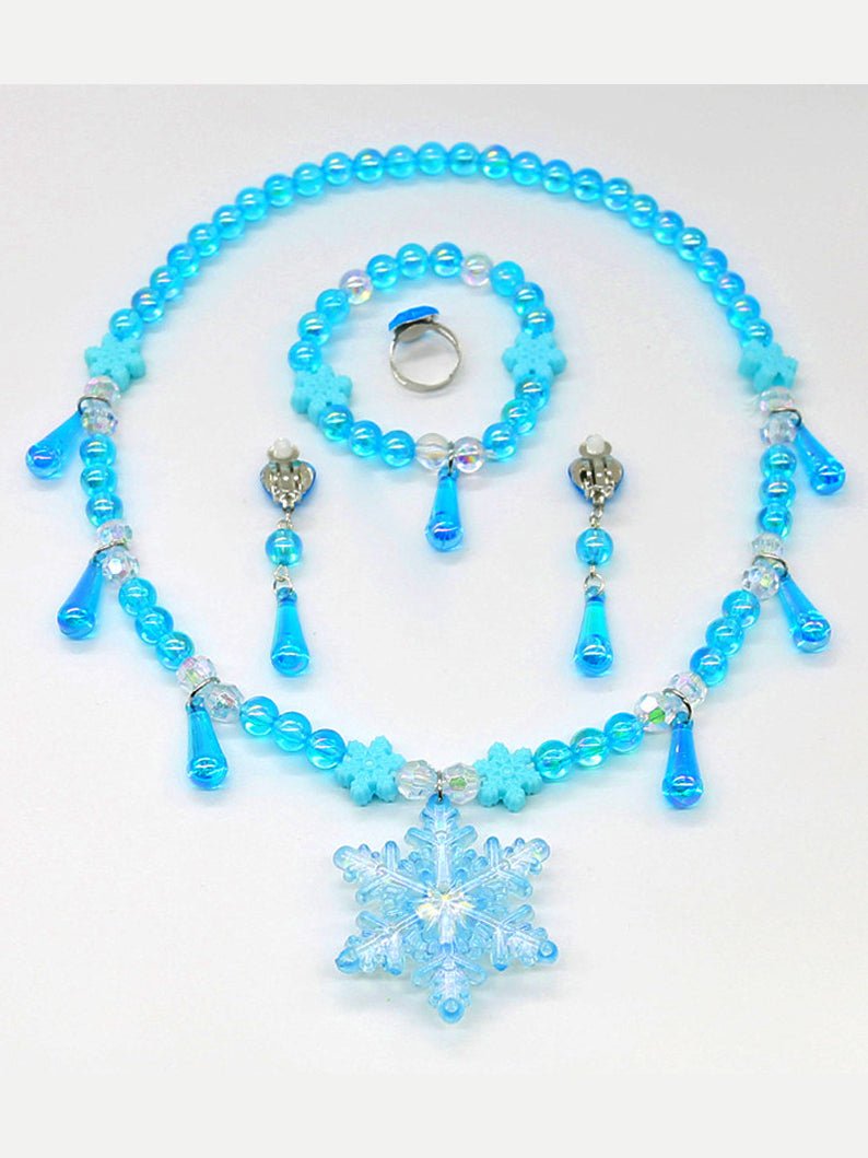Elsa Snowflake Princess Accessories Set(4 Set) - Uporpor