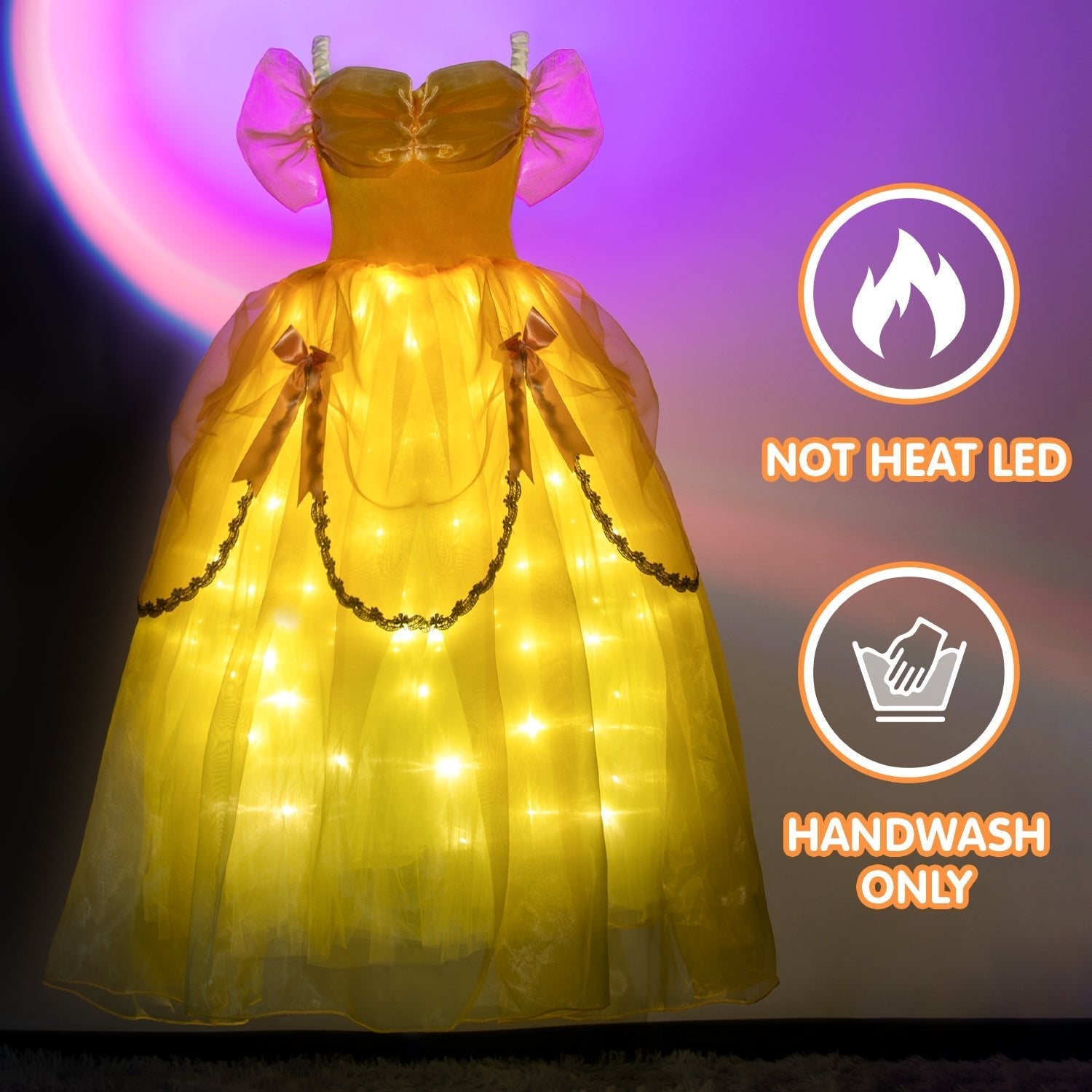 Light up Princess Costume Dress - Uporpor