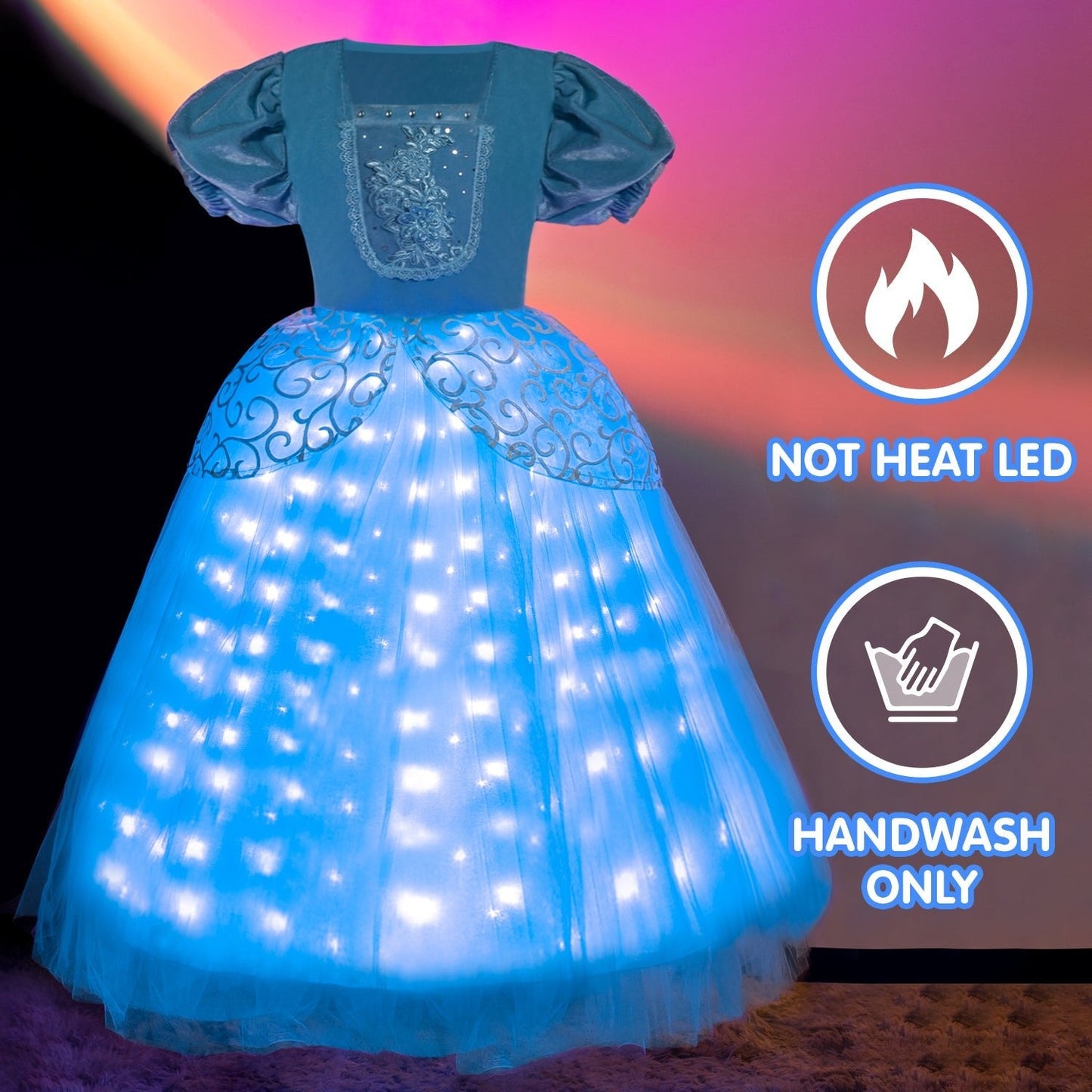 Princess Light up Dress up Costume - Uporpor