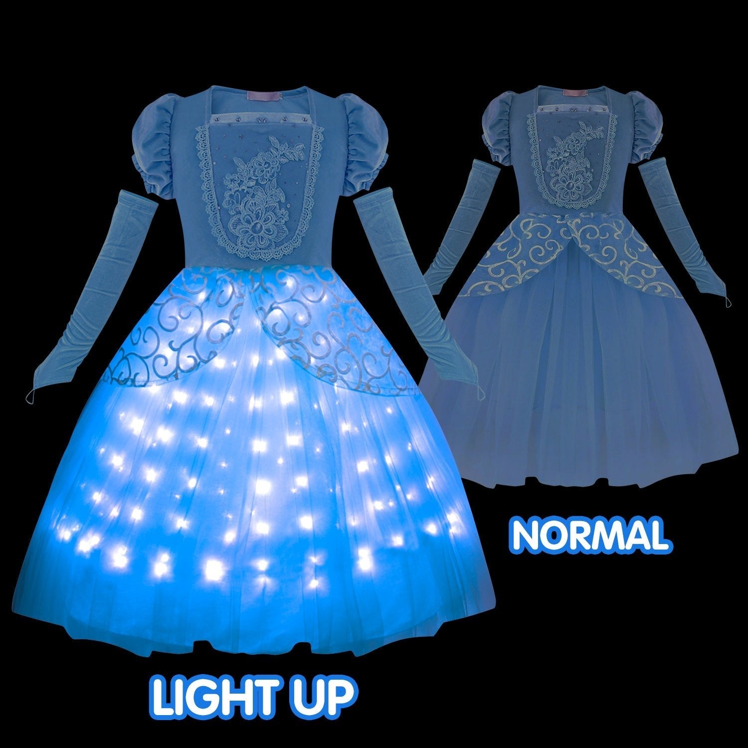Princess Light up Dress up Costume - Uporpor