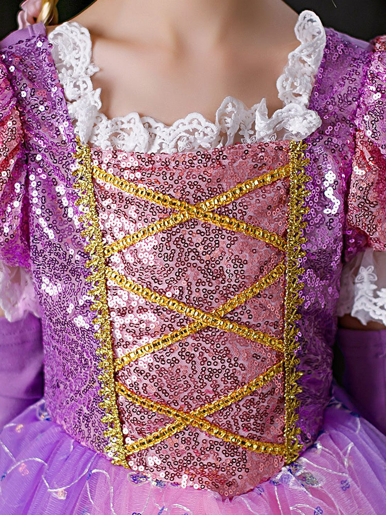 Tangled Queen Light Up Dress Rapunzel