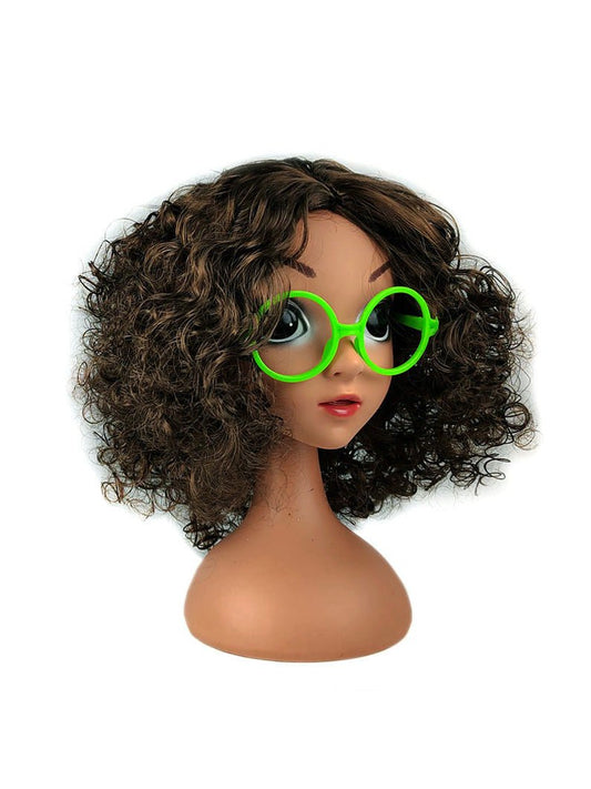 Little Girl Cosplay Wigs and glasses