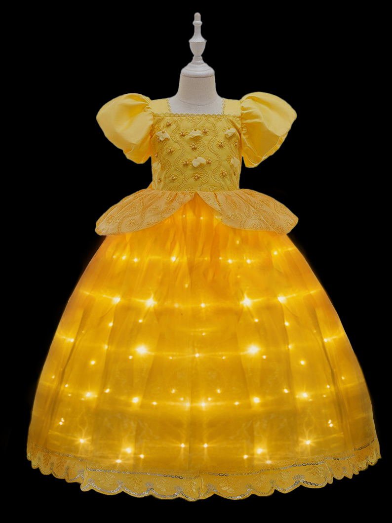 LED Girl Princess Costume Dress - Uporpor