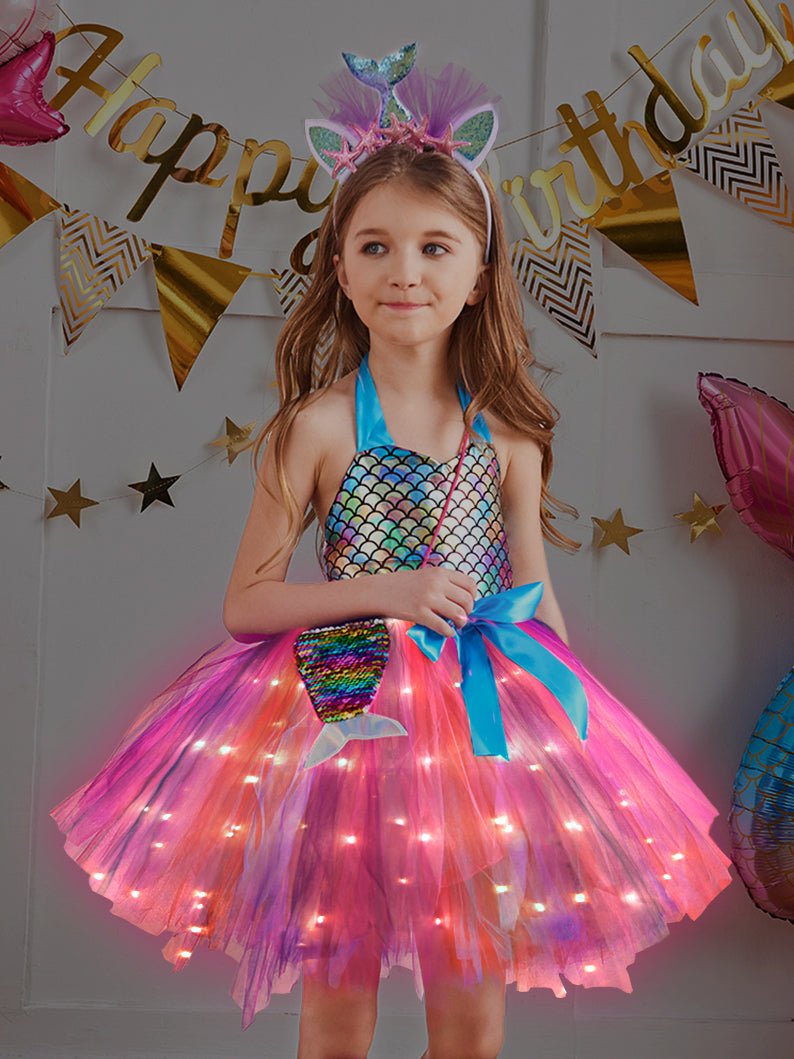 Birthday Party Light up Princess Dress - Uporpor