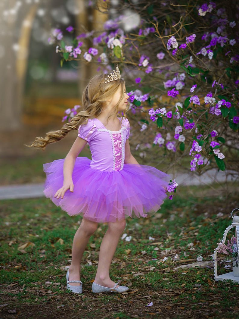 Purple LED Little Girl Tutu Dress - Uporpor