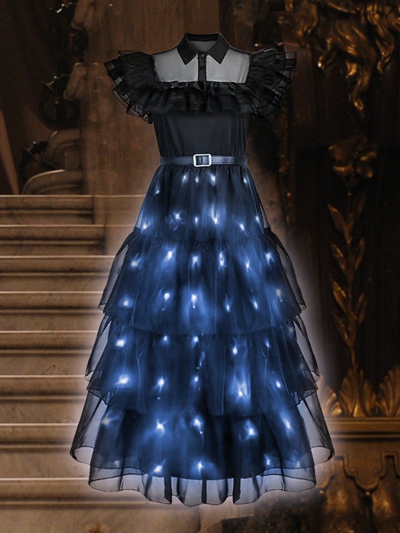 Addams LED Party Costume Dress - Uporpor