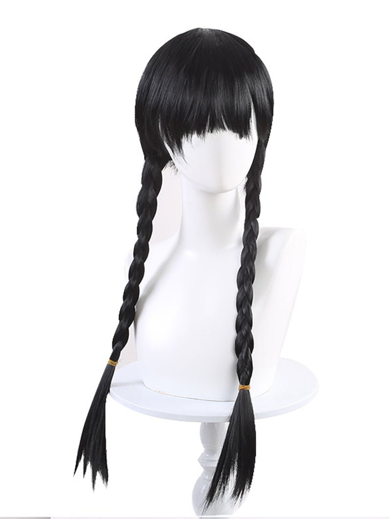 Addams Wig Costume Cosplay - Uporpor