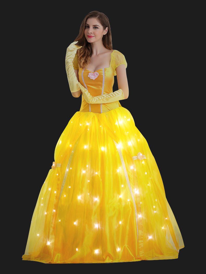 Adult Size Light up Princess Dress Pageant Gown - Uporpor