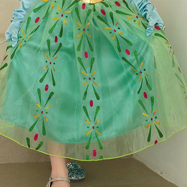 Anna LED Snow Princess Costume For Girl - Uporpor