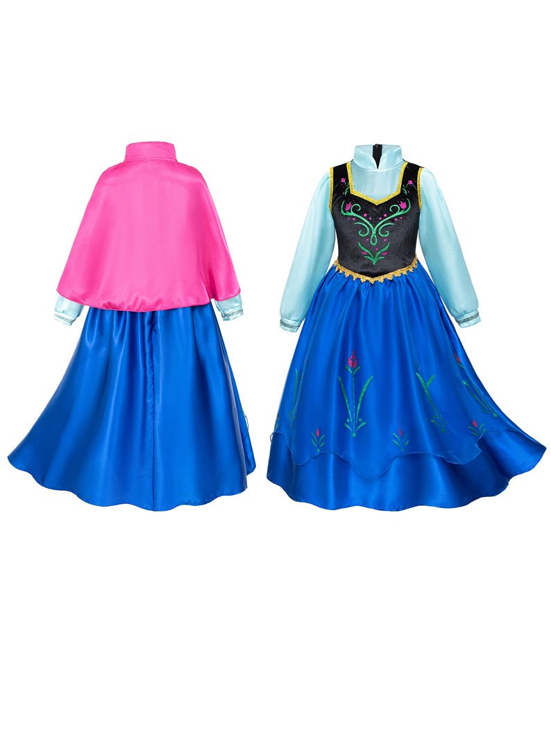 Anna Light up Princess Costumes Party Dress Up for Girls - Uporpor - Uporpor