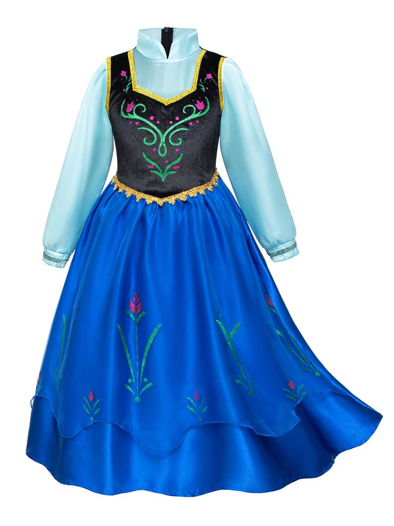 Anna Light up Princess Costumes Party Dress Up for Girls - Uporpor - Uporpor