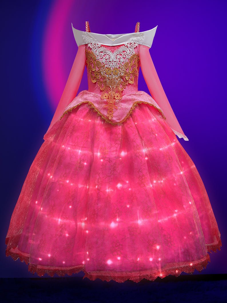 Beauty Princess Dress Up Fancy LED Costumes - Uporpor