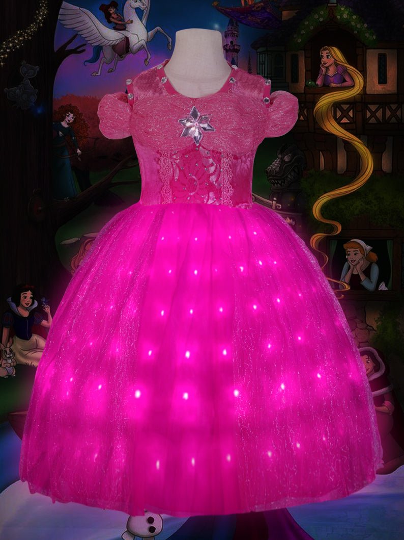 Beauty Princess Sleeping LED Light Dress - Uporpor