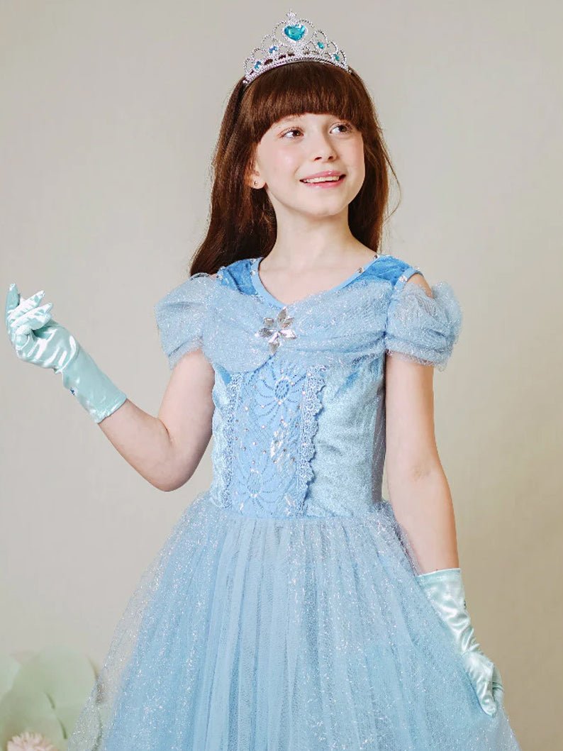 Blue Party Princess Light up Dress up Costume - Uporpor