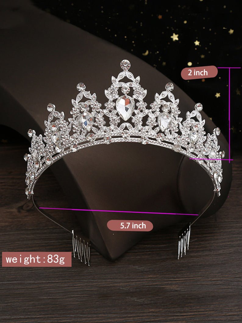 Crystal Headbands Queen Crown and Tiaras Princess Crown for Girls - UPORPOR - Uporpor