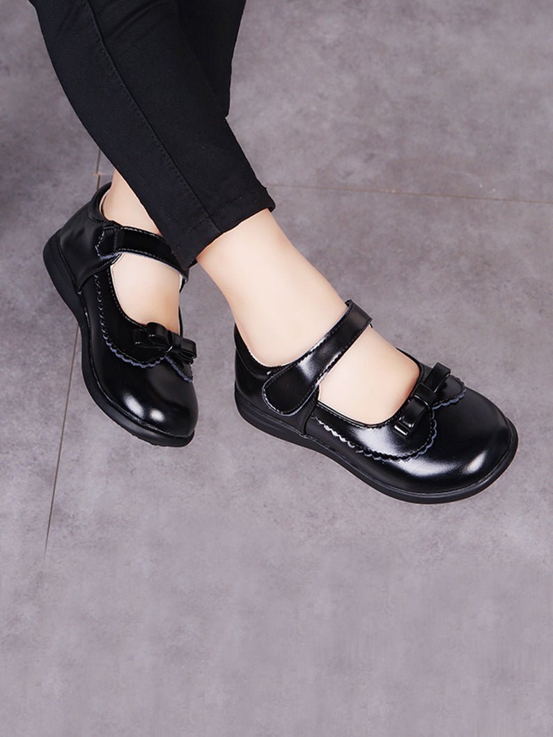 Girls Bow Mary Jane Flats - Uporpor - Uporpor