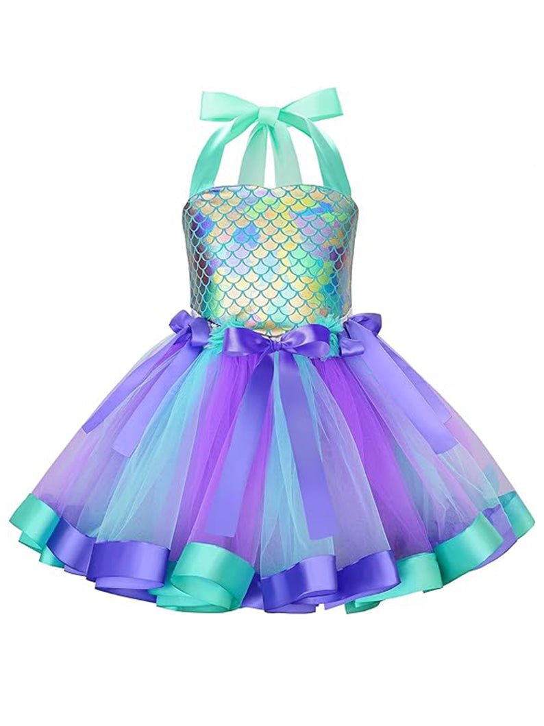 Light up Girls Mermaid Costume Tutu Ariel Dress Party - Uporpor - Uporpor