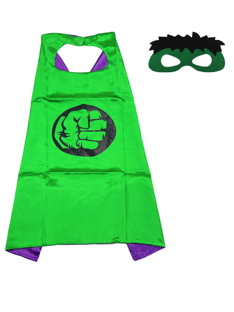 LIGHT UP GREEN SUPERHERO CAPES - Uporpor