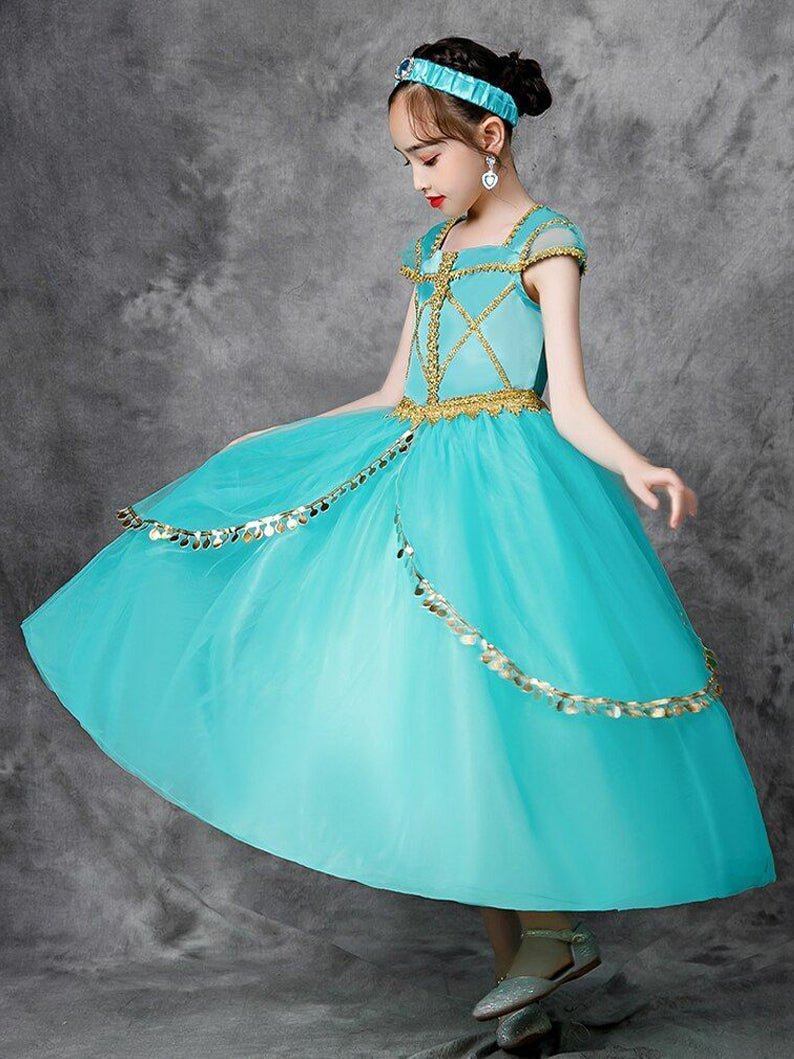 Light Up Jasmine Costume Princess Dresses for Party - Uporpor - Uporpor