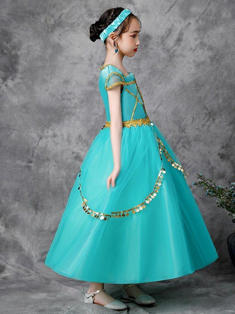 Light Up Jasmine Costume Princess Dresses for Party - Uporpor - Uporpor