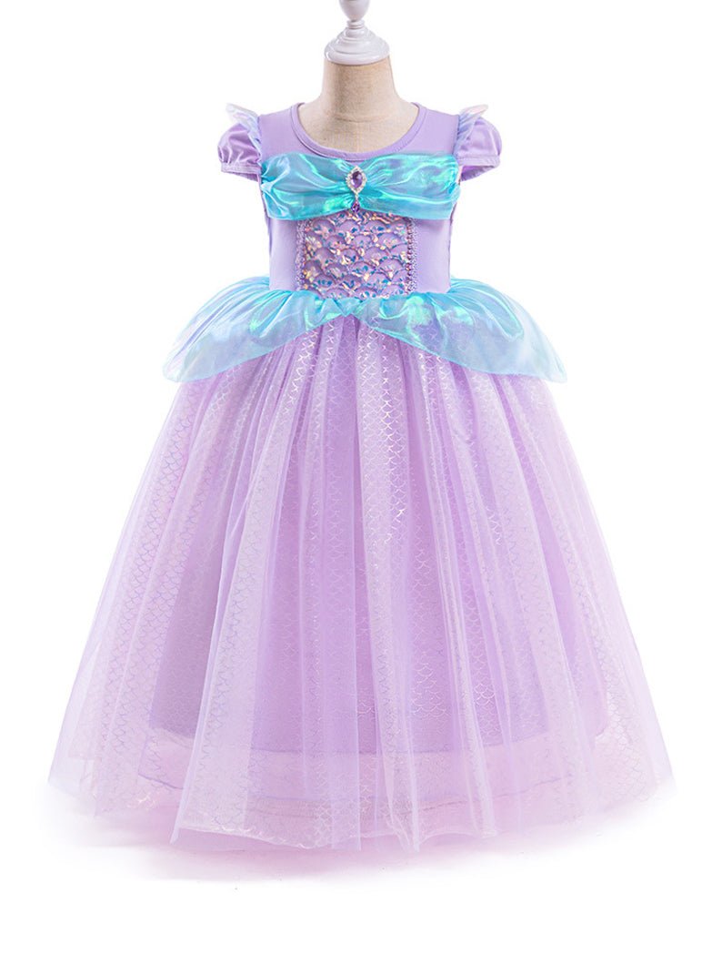 Light Up Little Mermaid Ariel Inspired Princess Dress for Party - Uporpor - Uporpor