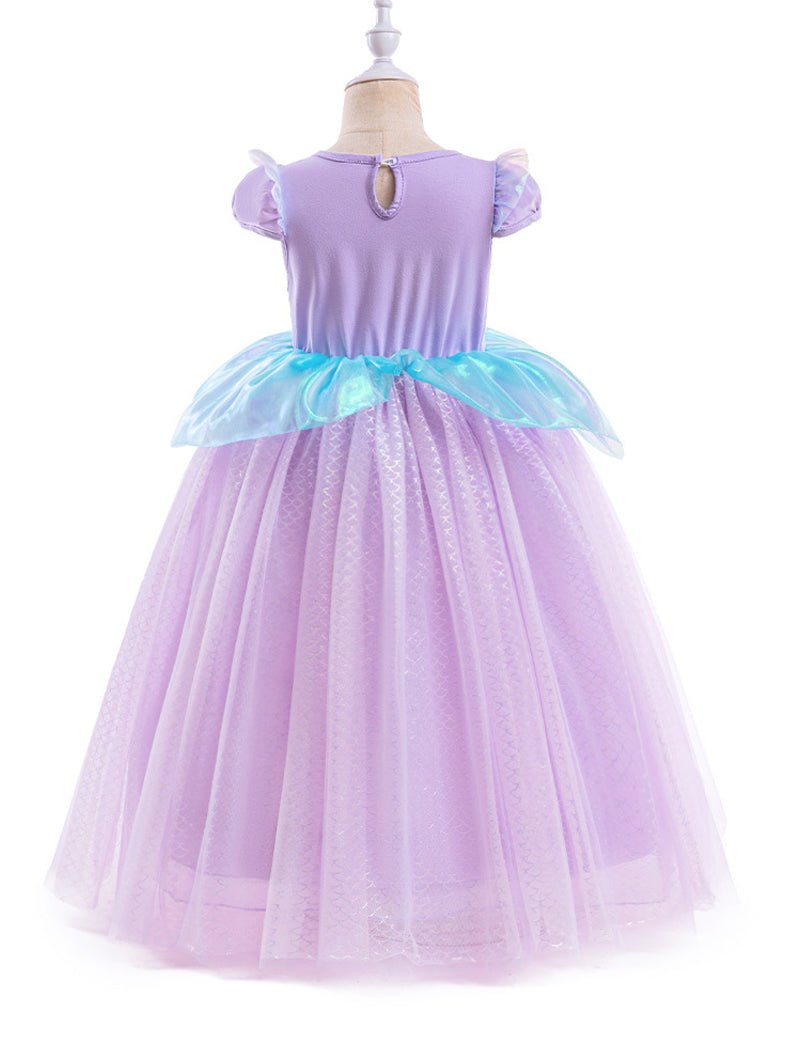 Light Up Little Mermaid Ariel Inspired Princess Dress for Party - Uporpor - Uporpor