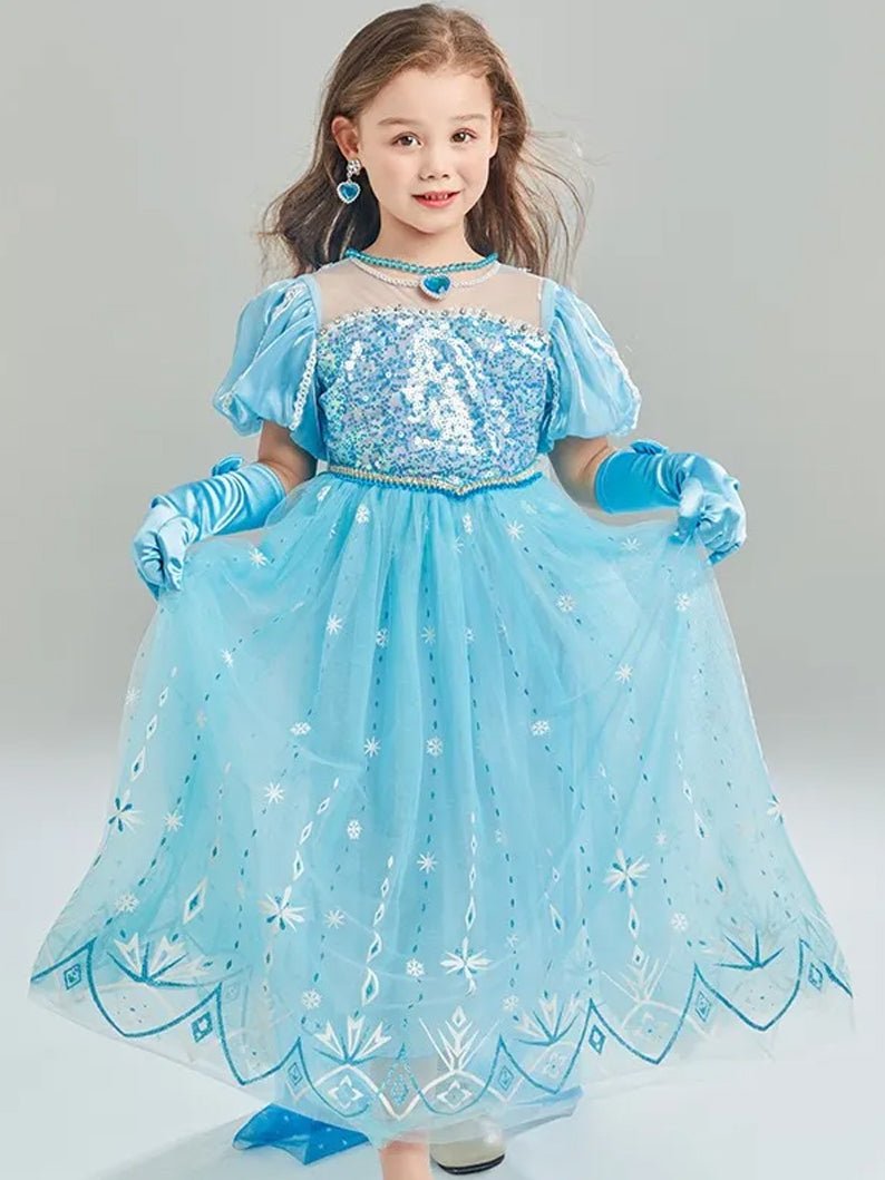 Light Up Princess Casual Dress Up for Elsa Girls - Uporpor - Uporpor