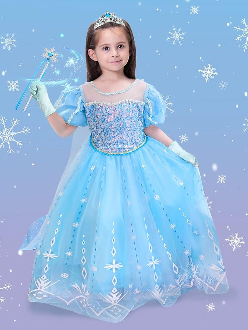 Light Up Princess Casual Dress Up for Elsa Girls - Uporpor - Uporpor