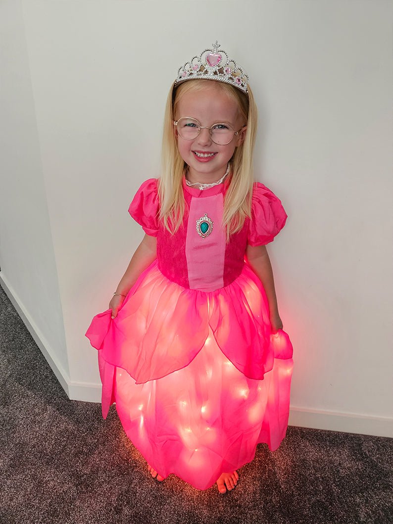 Light Up princess Peach Costume for Girl - Uporpor