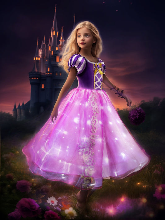 Light up Puff Sleeve Princess Costume - Uporpor - Uporpor