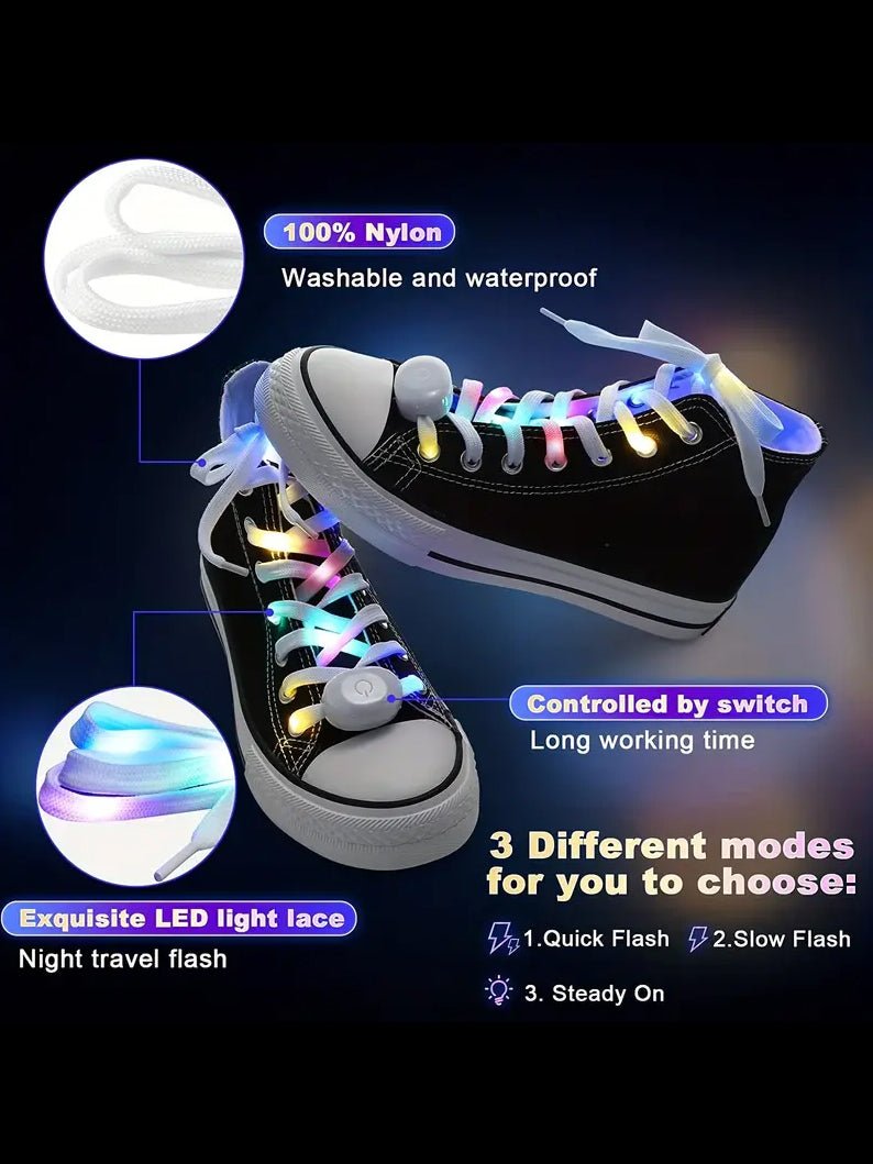 Light Up Shoe laces 5 Colors Flashing Shoestrings - Uporpor - Uporpor