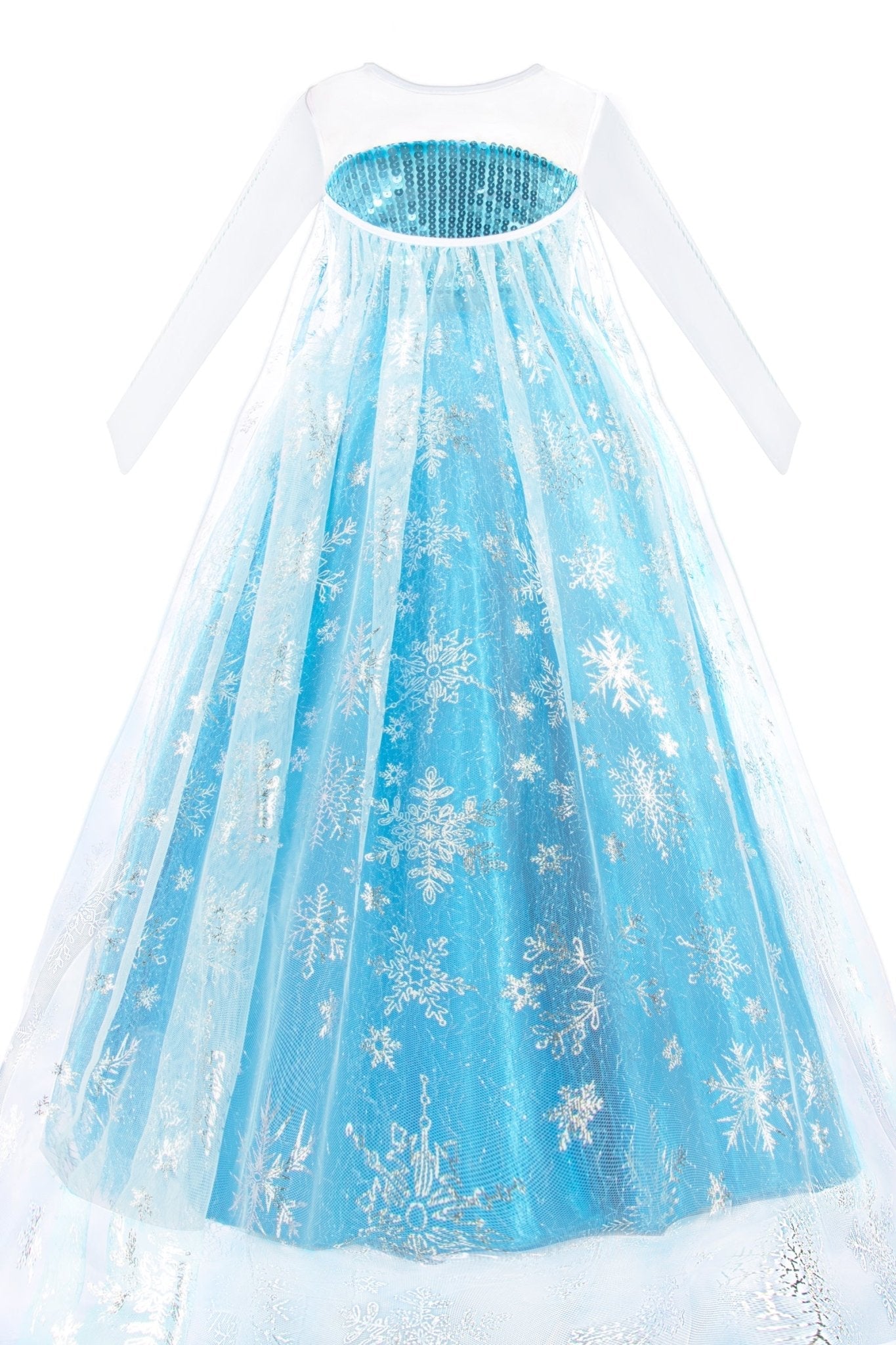 Light Up Snow Princess Dresses for Girls Party - Uporpor