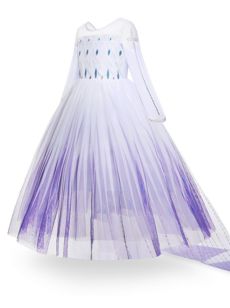 Light up Snow Queen Princess Dresses for Girls Party - Uporpor - Uporpor