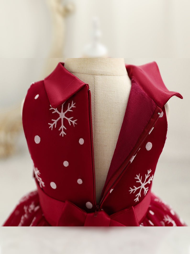 Light Up Snowflake Sleeveless Valentines outfit Princess Dress