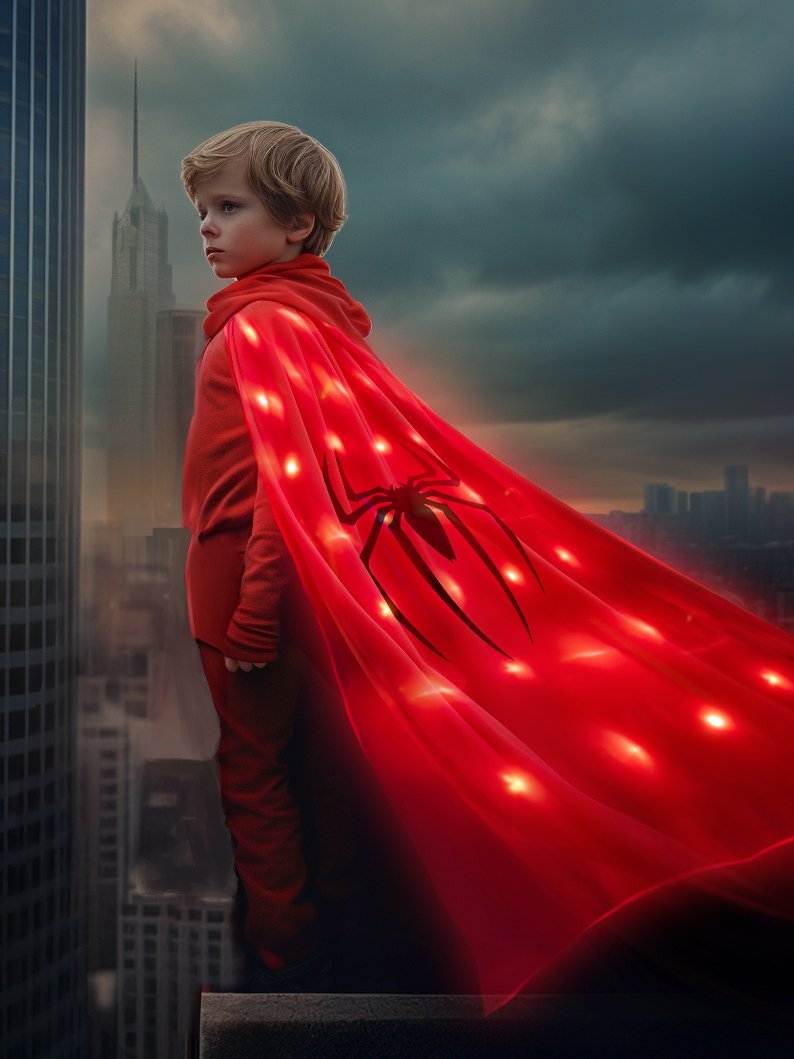 LIGHT UP SUPERHERO CAPES - Uporpor