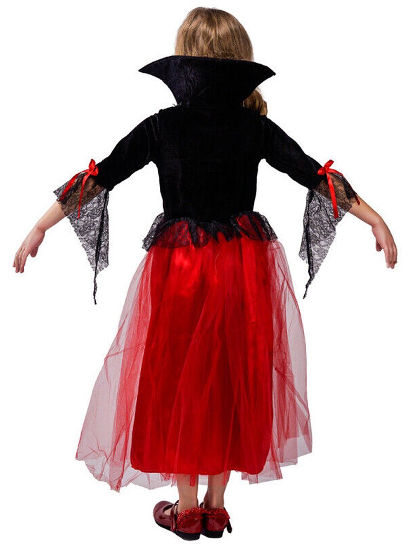 Light up Vampiress Queen Dress Up Party for Girls - Uporpor - Uporpor