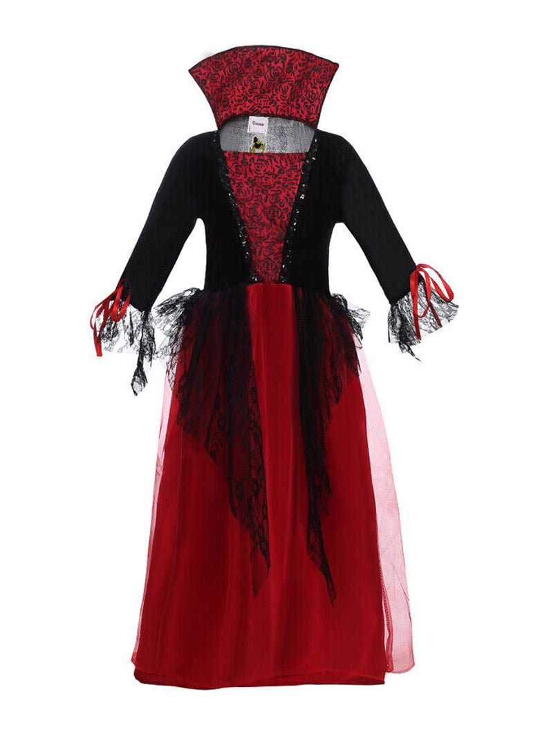 Light up Vampiress Queen Dress Up Party for Girls - Uporpor - Uporpor