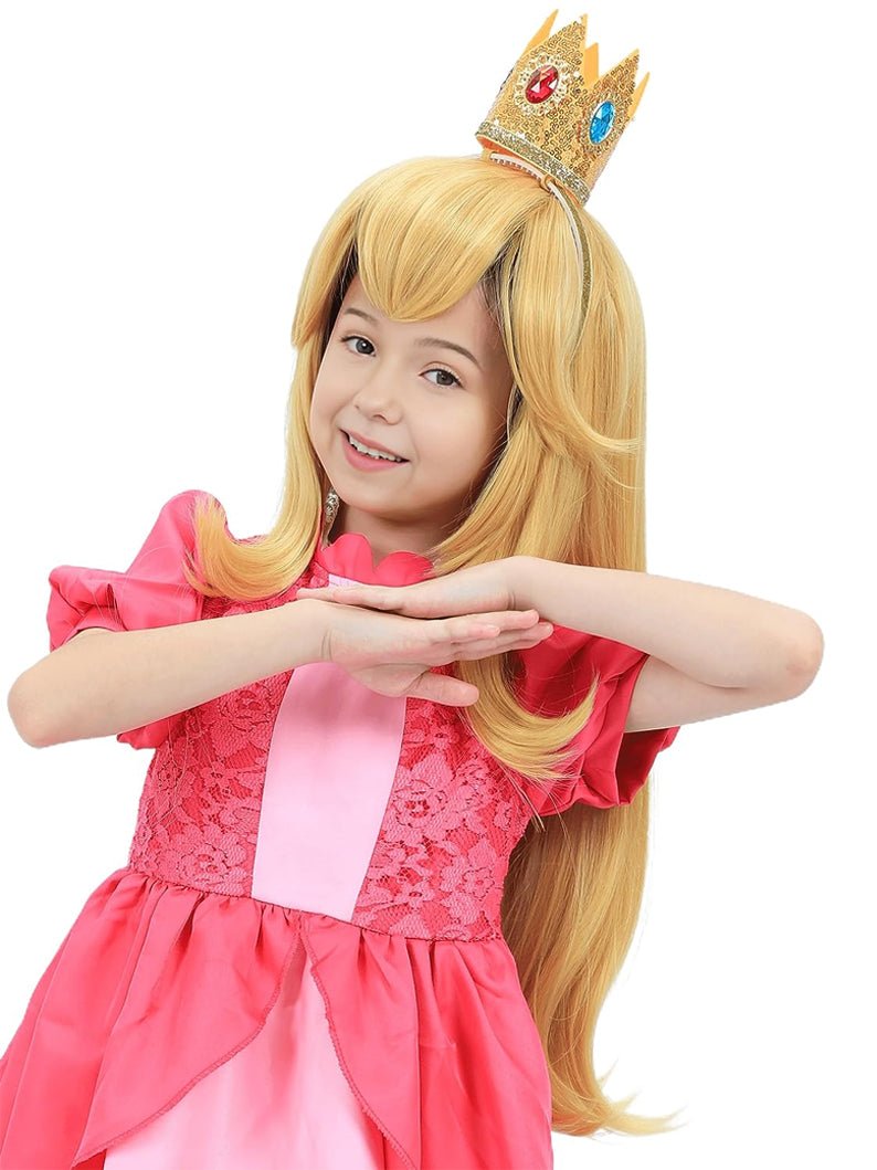 Peach Costume Wigs Accessories for Party - UPORPOR - Uporpor