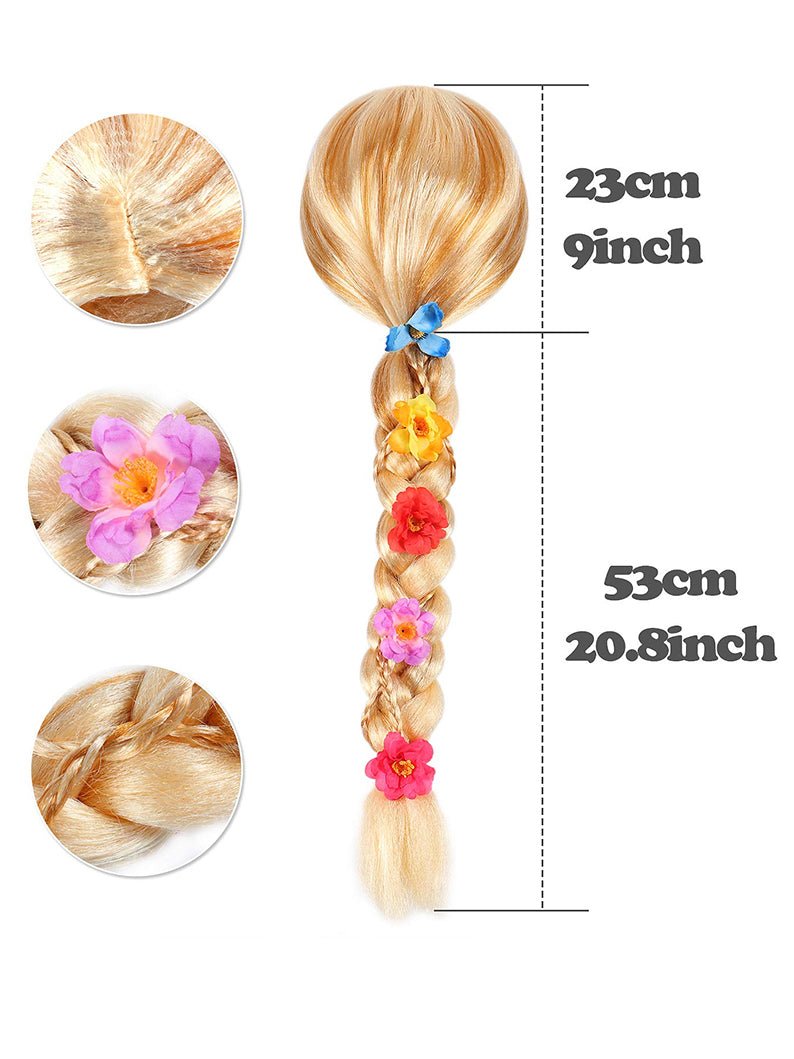 Rapunzel Princess Wig for Girls