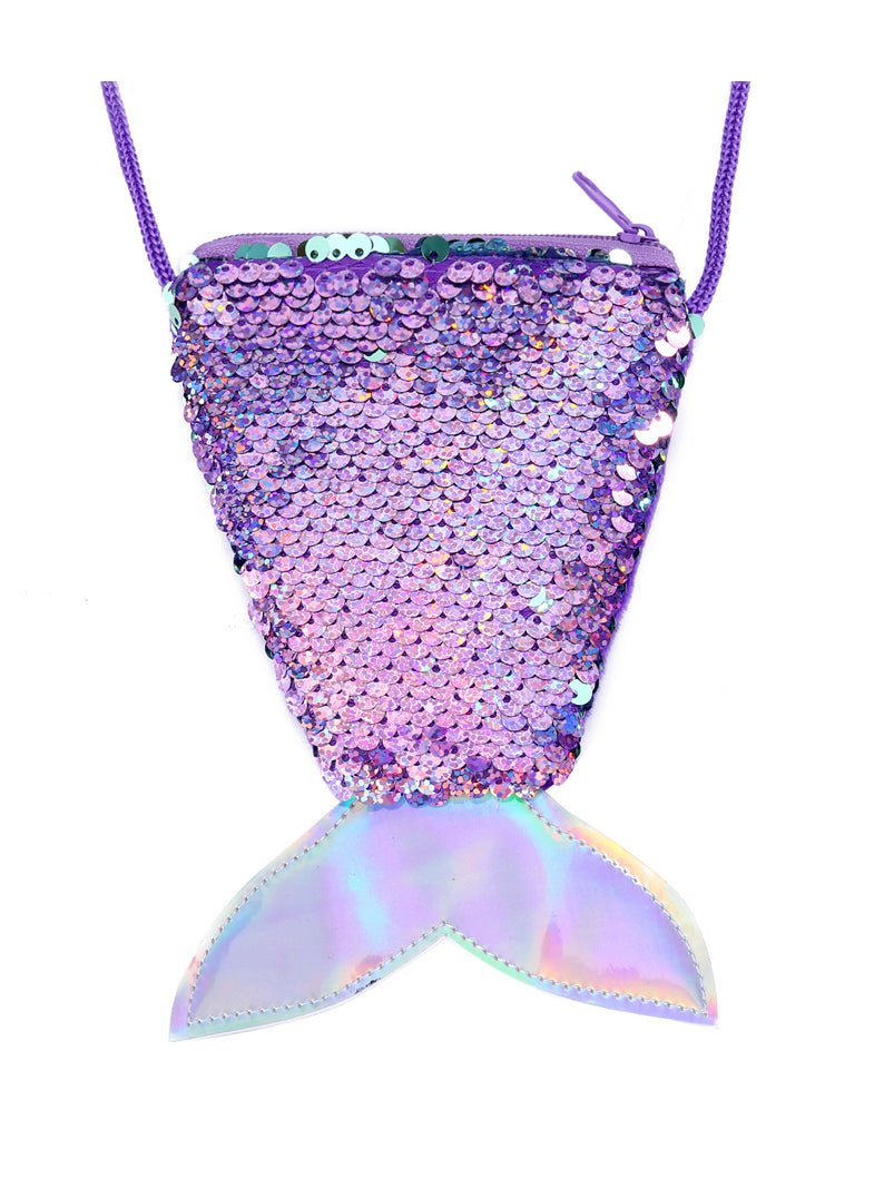 Purple Mermaid Sequin Coin Purse for Girls Party Favors - Uporpor - Uporpor