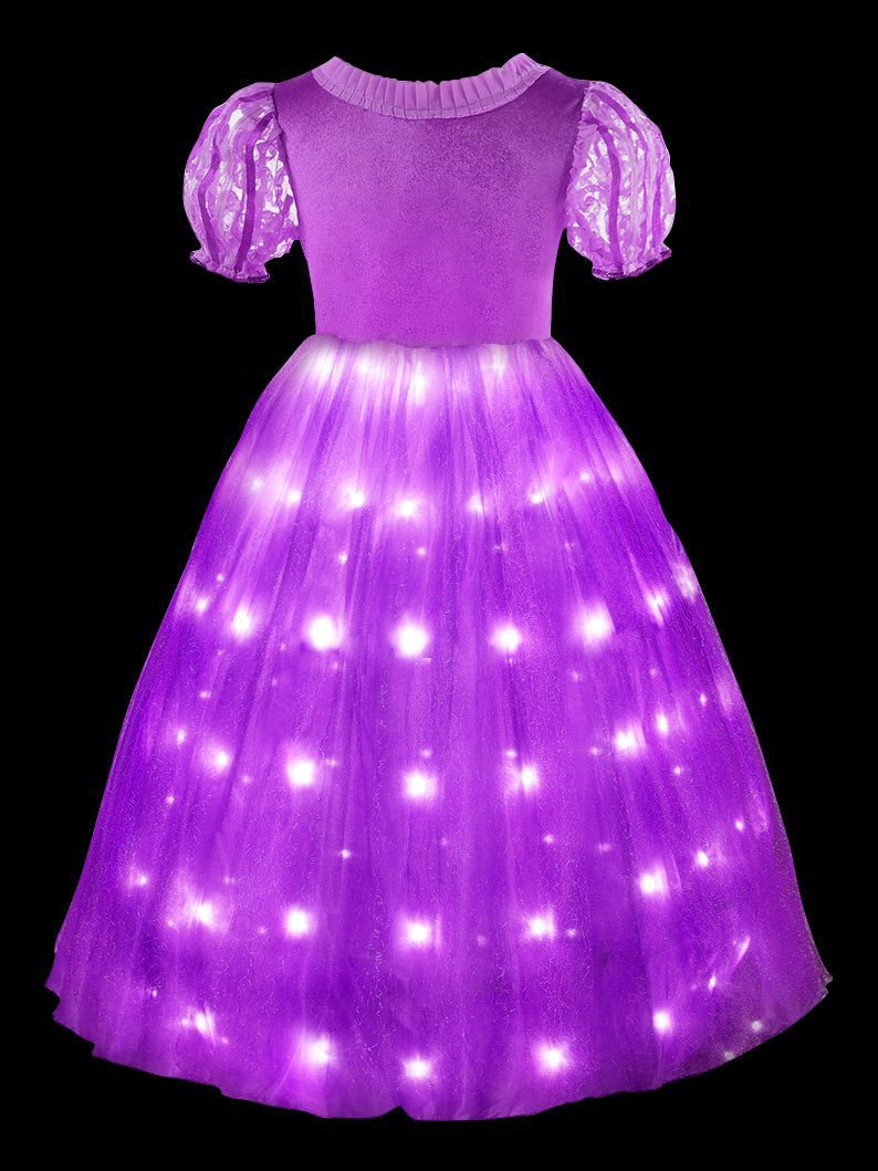 Rapunzel Sparkling LED Costume 3T-9Y -Uporpor - Uporpor