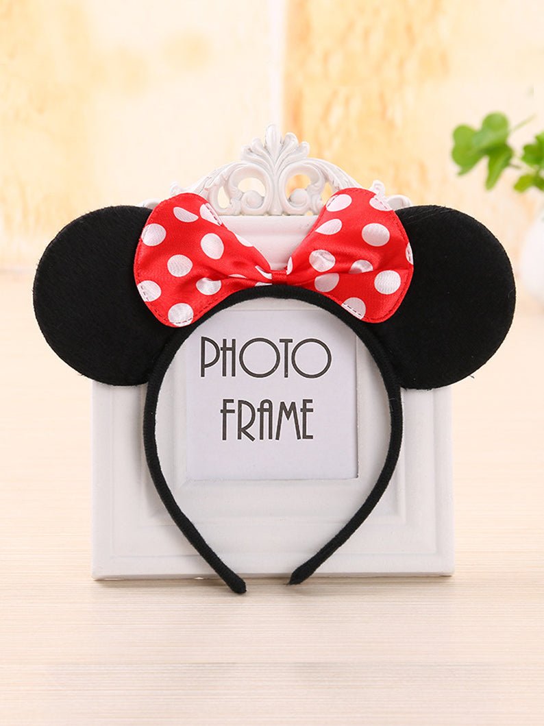 Rose Red Minnie Ears Party Favor Accessories Headband - Uporpor - Uporpor