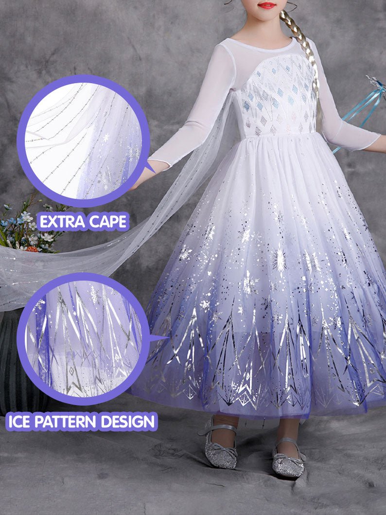 Snow LED Light Ball Gown Dress - Uporpor