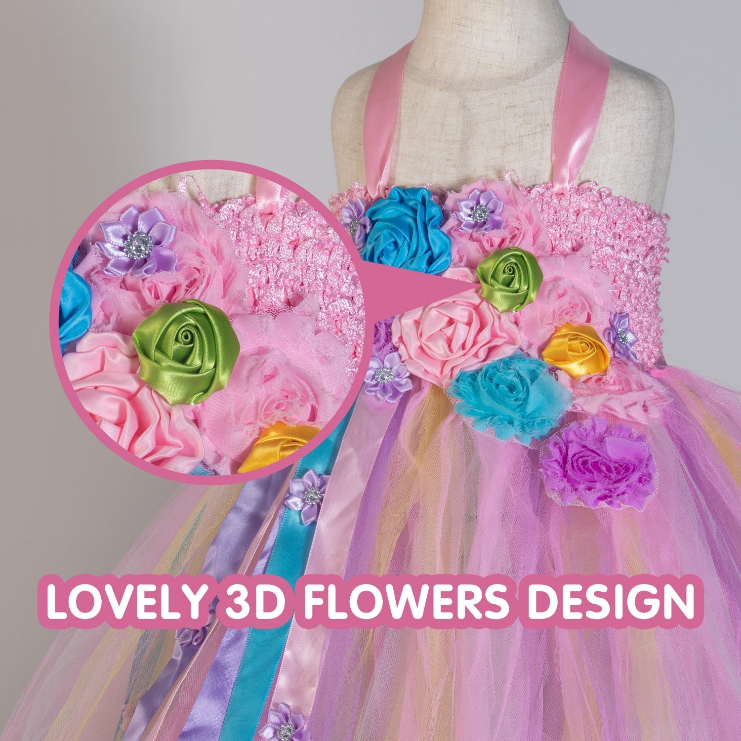 Unicorn Light Up Princess Dress UPORPOR - Uporpor