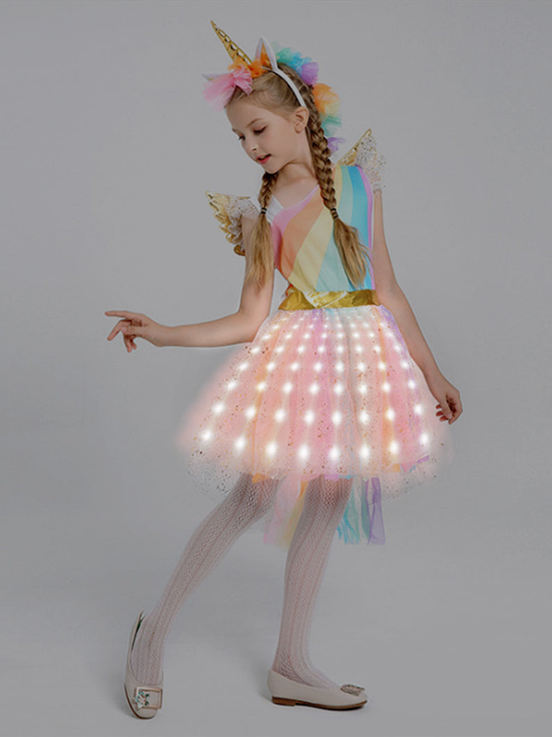 Unicorn LED Light Fancy Dress