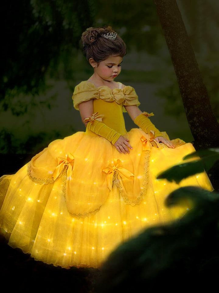 Light up princess dresses:high quality disney princess dresses – unitkids