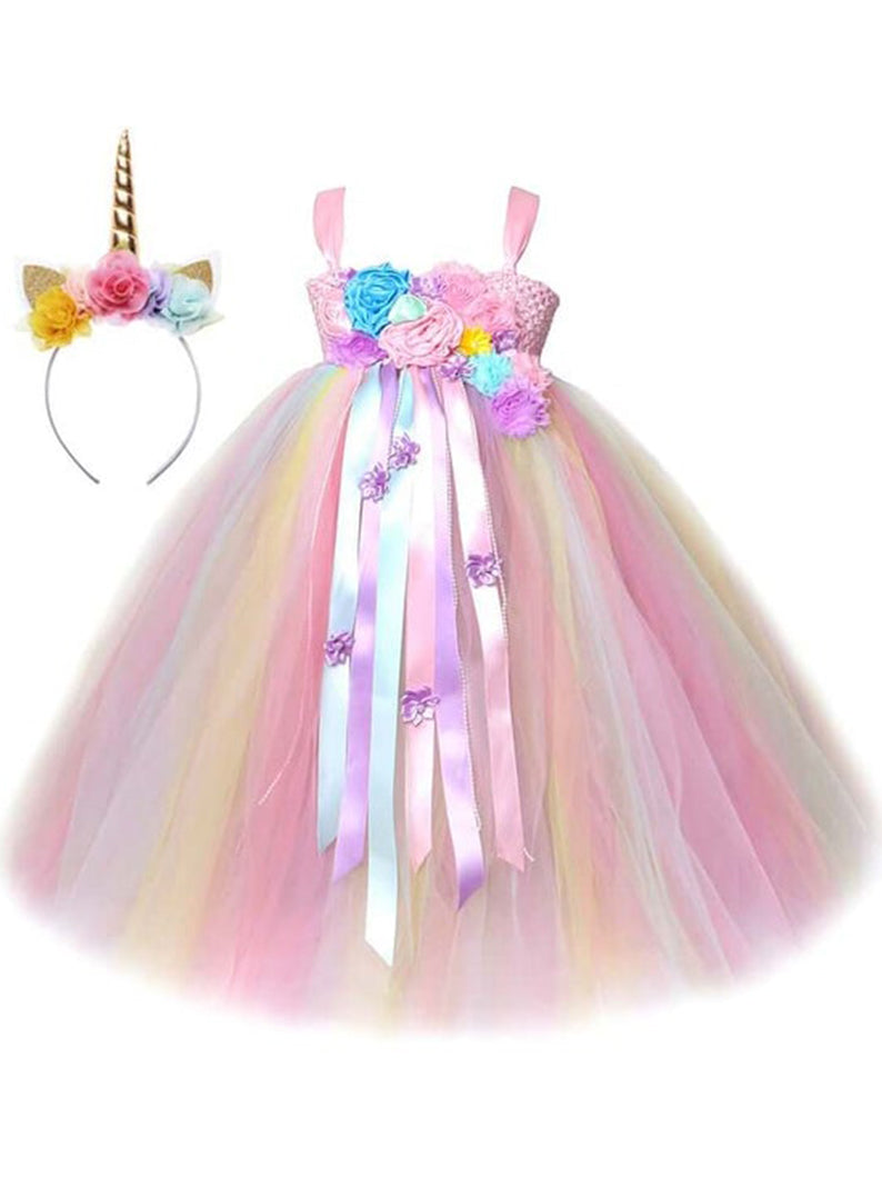 Unicorn Light Up  Princess Dress